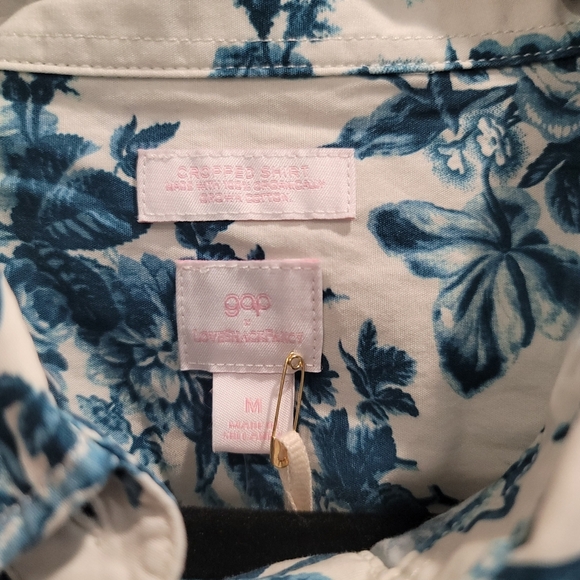 NWT Gap Loveshackfancy Button Front Shirt - M - Picture 5 of 9